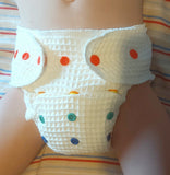 Bear Cottage Cotton Waffle fitted Nappy
