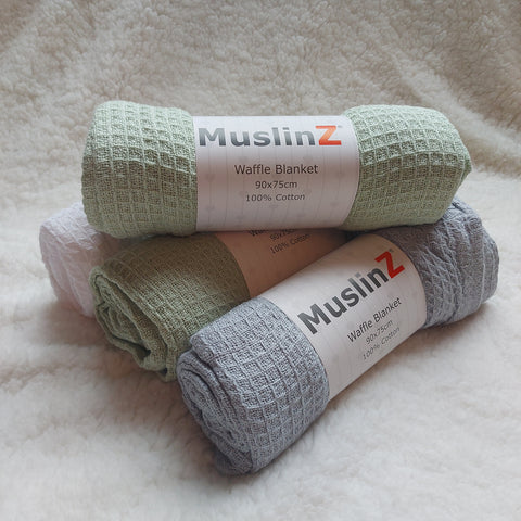 MuslinZ Cotton Waffle Blanket