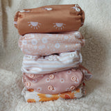 Preloved Modern Cloth Nappy AIO Pearl