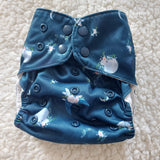 Preloved Bells Bumz AI2/ pocket shell with white fleece lining