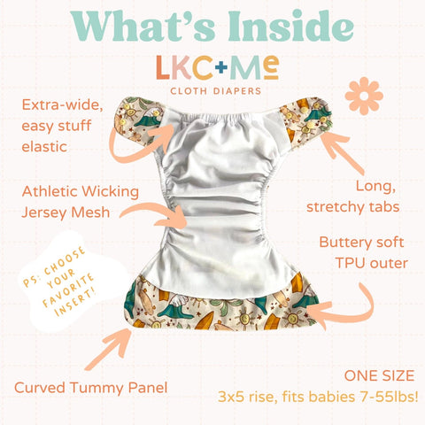 Lighthouse Kids Company 'LKC + Me' Pocket Nappy (One size)