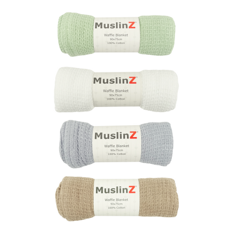 MuslinZ Cotton Waffle Blanket