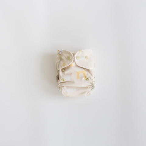 Bare and Boho Bamboo Soft Cover  Newborn Nappy Set V2.0