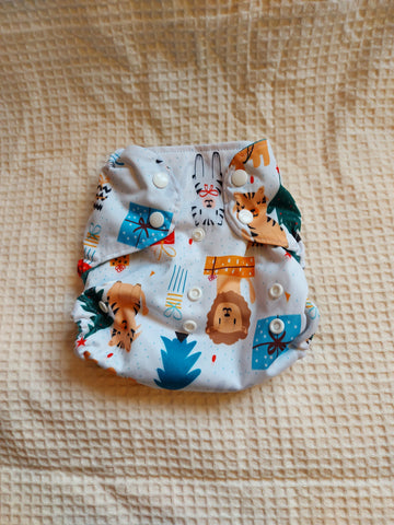 Preloved Frog and Bear Nappy Cover