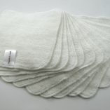MuslinZ 12 pack Bamboo Cotton Terry Wipes