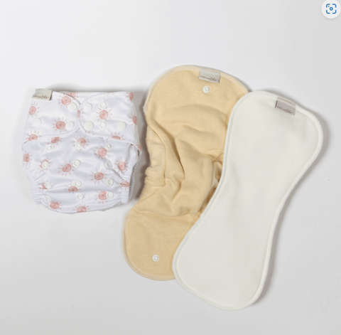 Bare and Boho Soft Shell Nappy One Size ( Bamboo/Hemp)