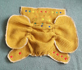 Bear Cottage Cotton Waffle fitted Nappy