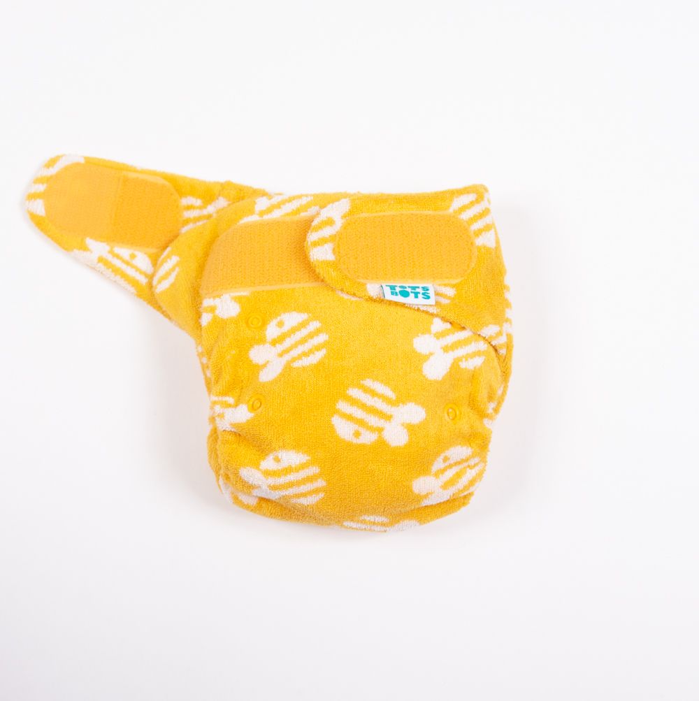 REDUCED TO CLEAR - Tots Bots Bamboozle Fitted Nappy Size 2 – Happi Nappies