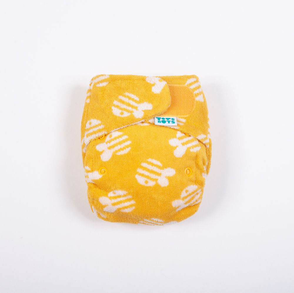 REDUCED TO CLEAR - Tots Bots Bamboozle Fitted Nappy Size 2 – Happi Nappies